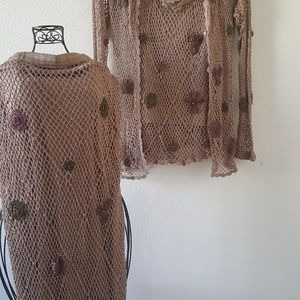 kroshetta by papillon 3 pcs knit skirt set